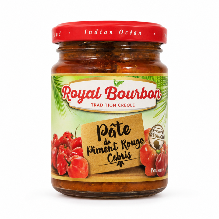 Pâte de Piment Rouge Cabri - Royal Bourbon - 90 g