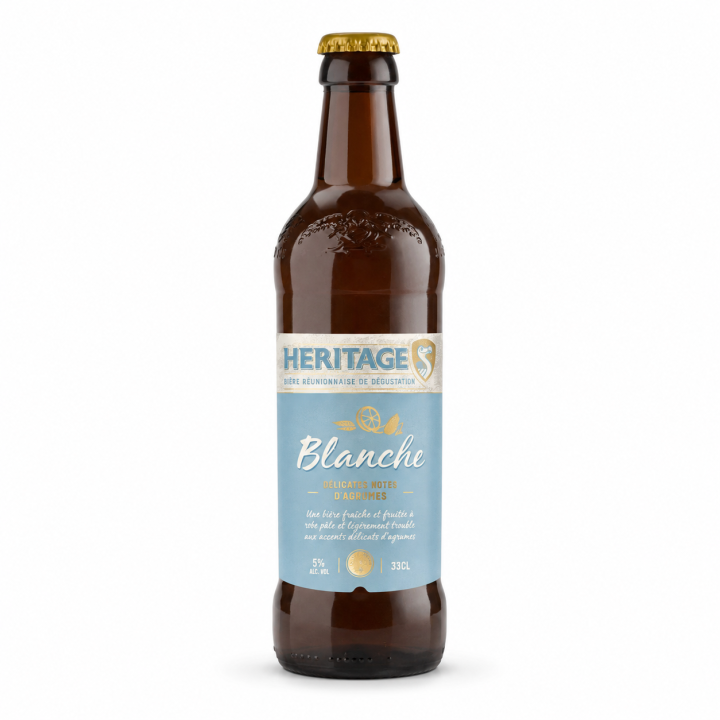 Bière Blanche aux Notes d’Agrumes 5% - Héritage - 33 cl