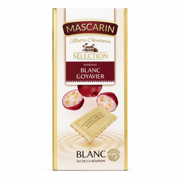 Chocolat Blanc au Goyavier - Mascarin - 100 g
