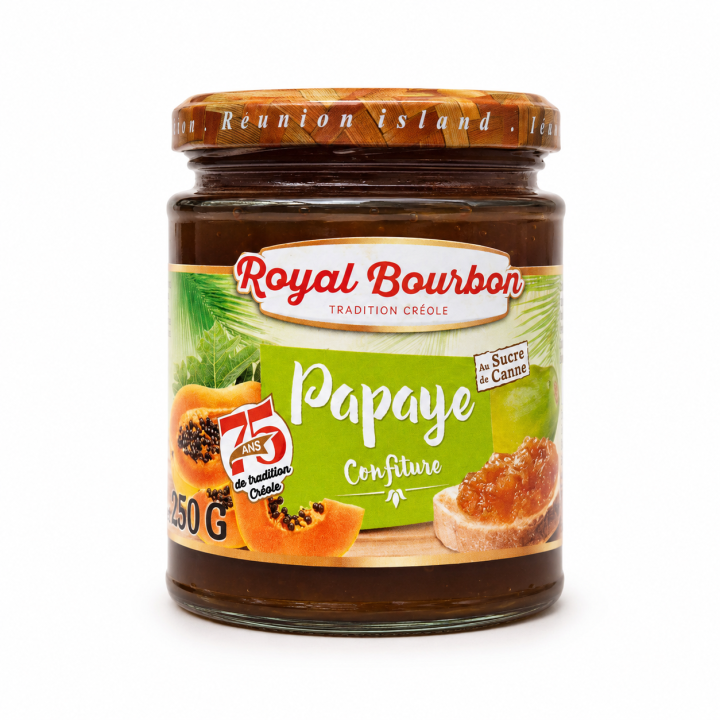 Confiture de Papaye - Royal Bourbon - 250 g