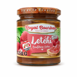 Confiture de Letchi - Royal Bourbon - 250 g