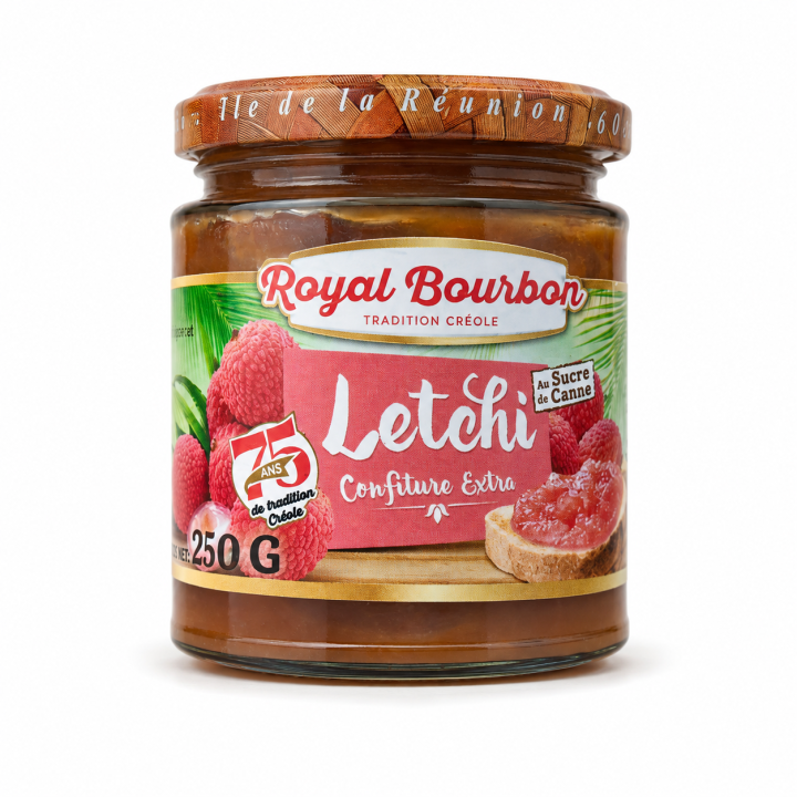 Confiture de Letchi - Royal Bourbon - 250 g