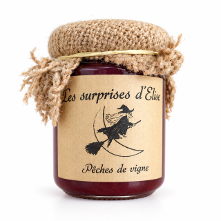 Préparation de Pêches de vigne - Les surprises d’Élise - 240 g