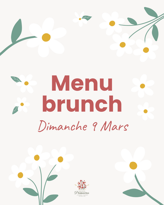 Brunch du dimanche 9 mars 2025